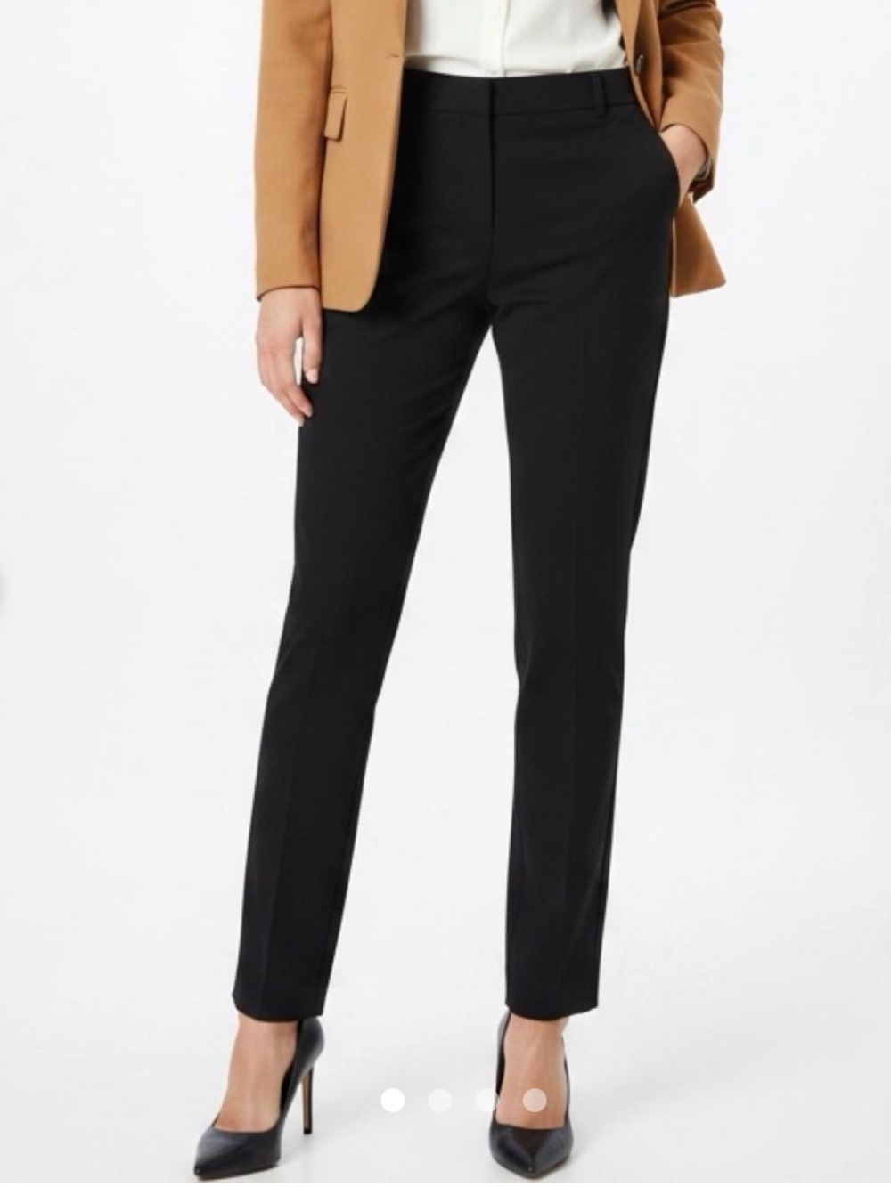 EXPRESS Columnist Classic Black Straight-Leg HighRise Women's Pants size 8 NWT